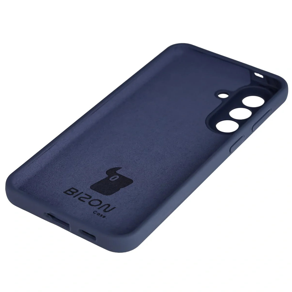 Silikon Handyhülle für Galaxy A57 5G, Bizon Soft Case, Dunkelblau