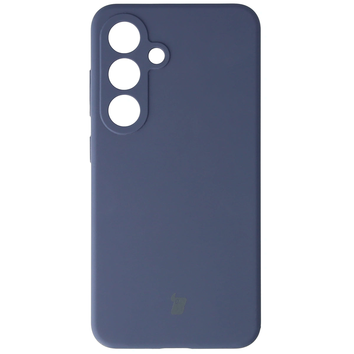 Silikon Handyhülle für Galaxy S25, Bizon Soft Case, Dunkelblau