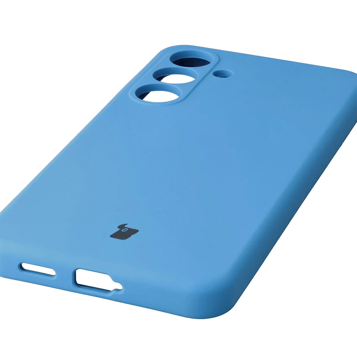 Silikon Handyhülle für Galaxy S25 FE, Bizon Soft Case, Blau