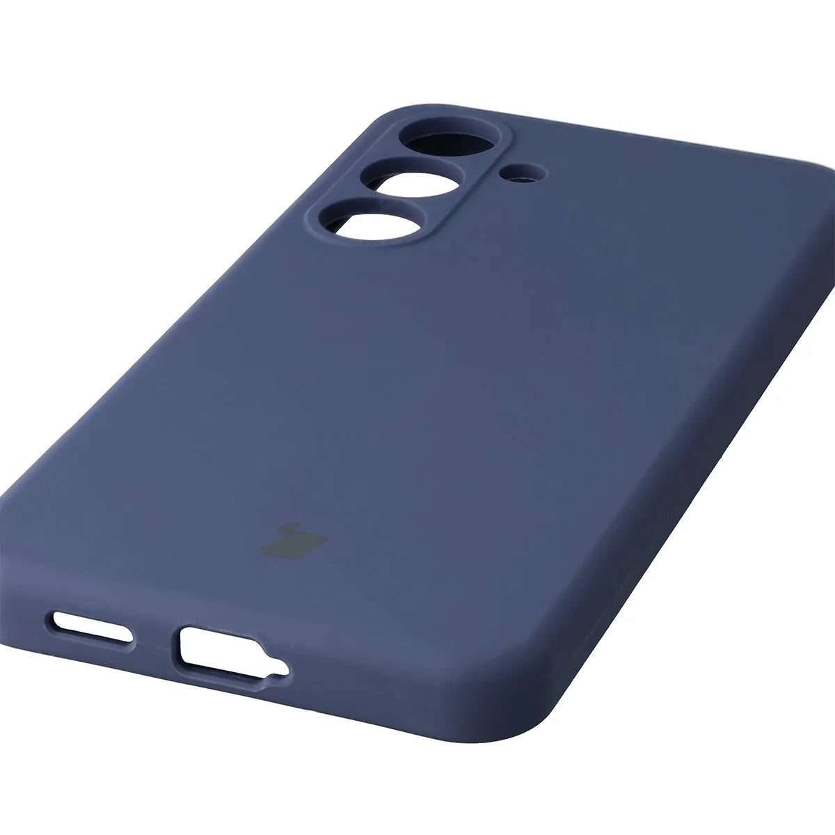 Silikon Handyhülle für Galaxy S25 FE, Bizon Soft Case, Dunkelblau