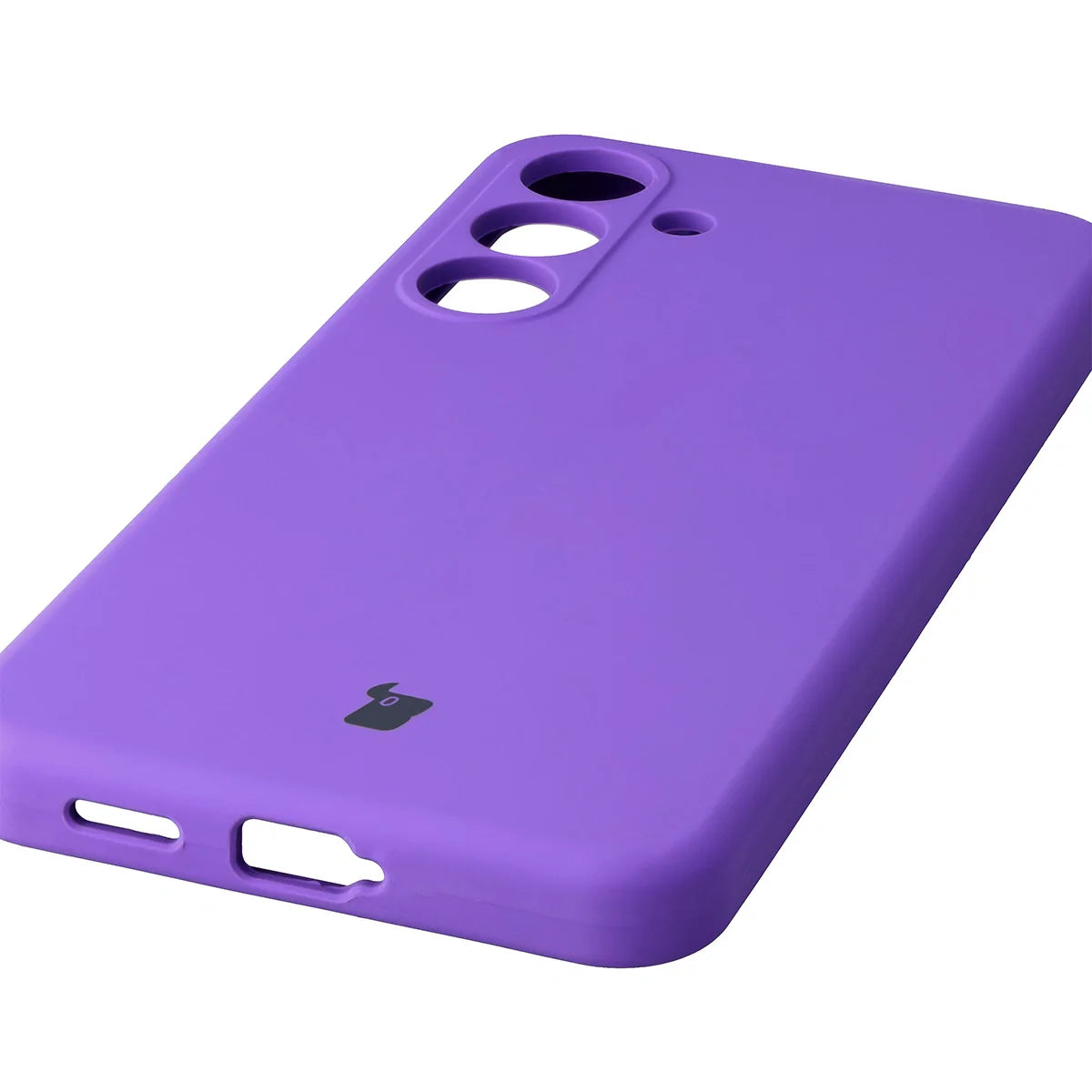 Silikon Handyhülle für Galaxy S25 FE, Bizon Soft Case, Violett
