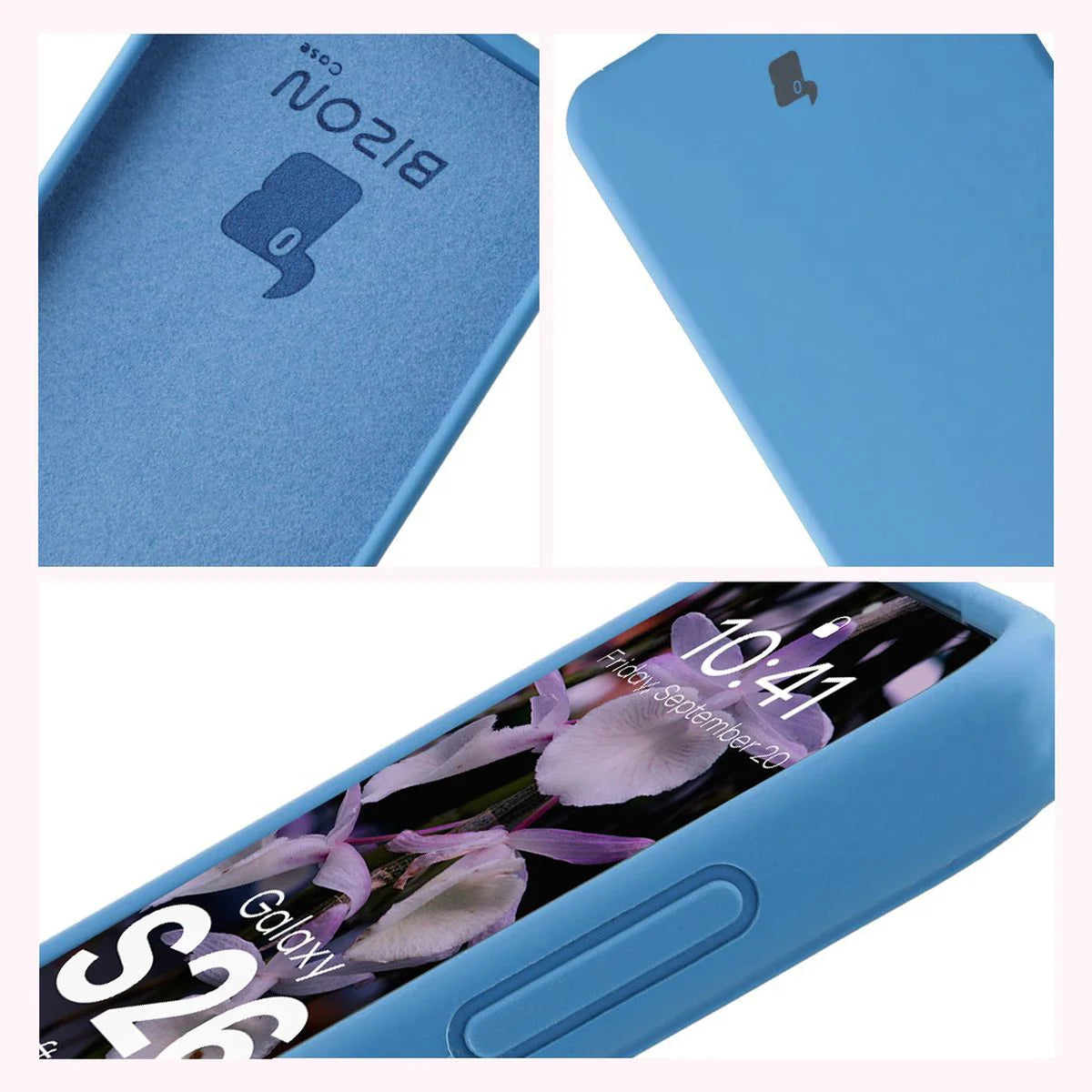 Silikon Handyhülle für Galaxy S26, Bizon Soft Case, Blau