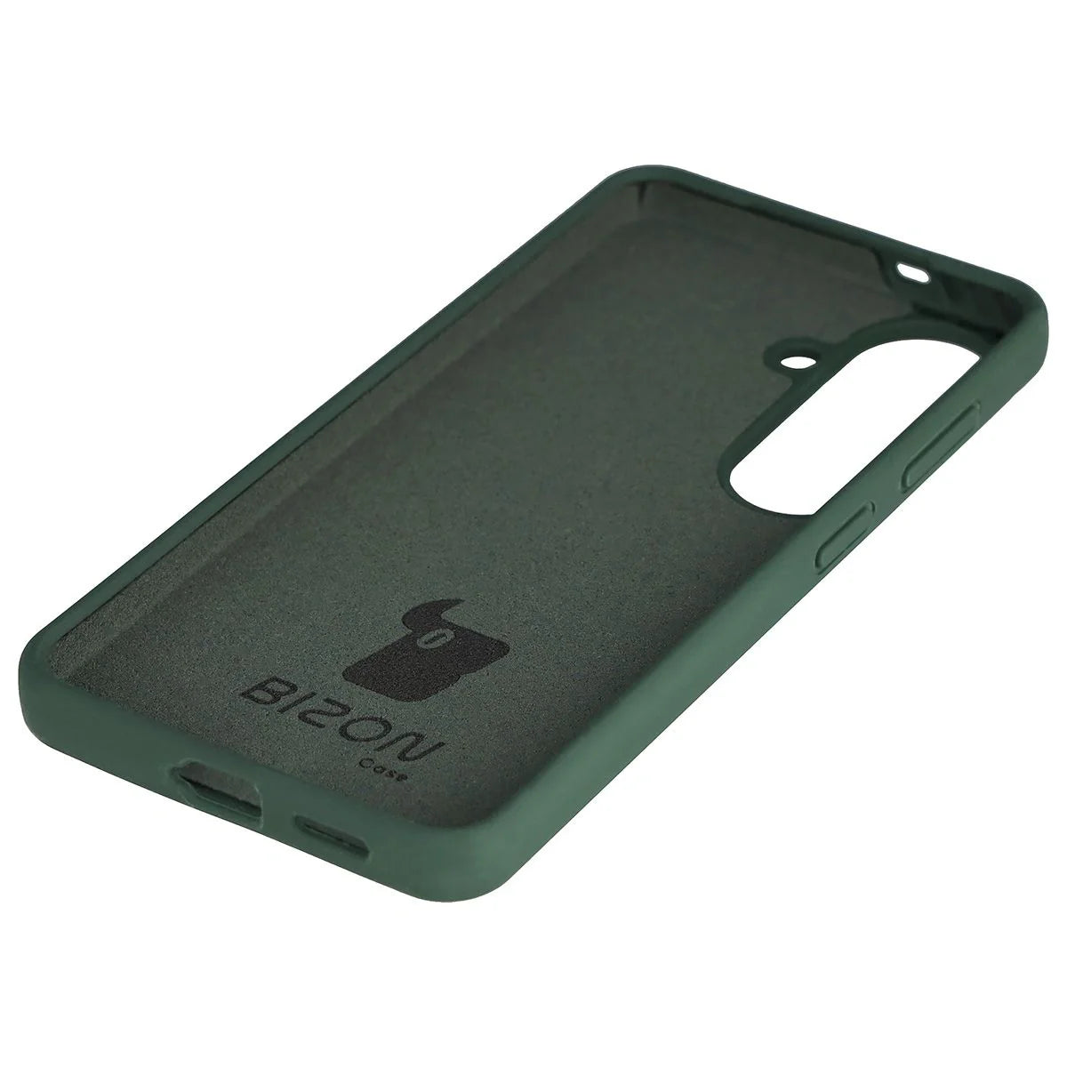 Silikon Handyhülle für Galaxy S26, Bizon Soft Case, Dunkelgrün
