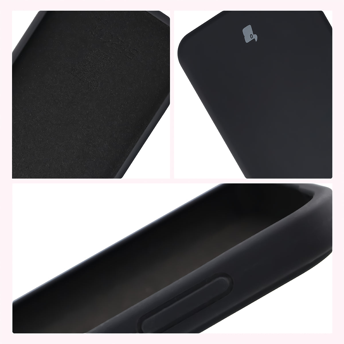 Silikon Handyhülle für Galaxy S26 FE, Bizon Soft Case, Schwarz (6/7)