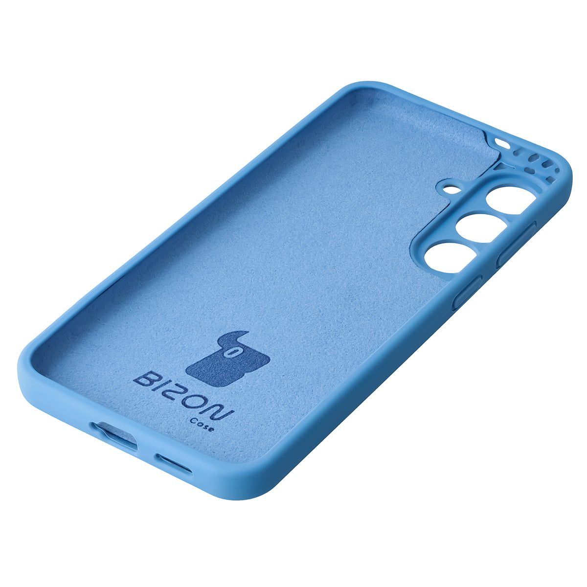 Silikon Handyhülle für Galaxy S26 FE, Bizon Soft Case, Blau (4/7)