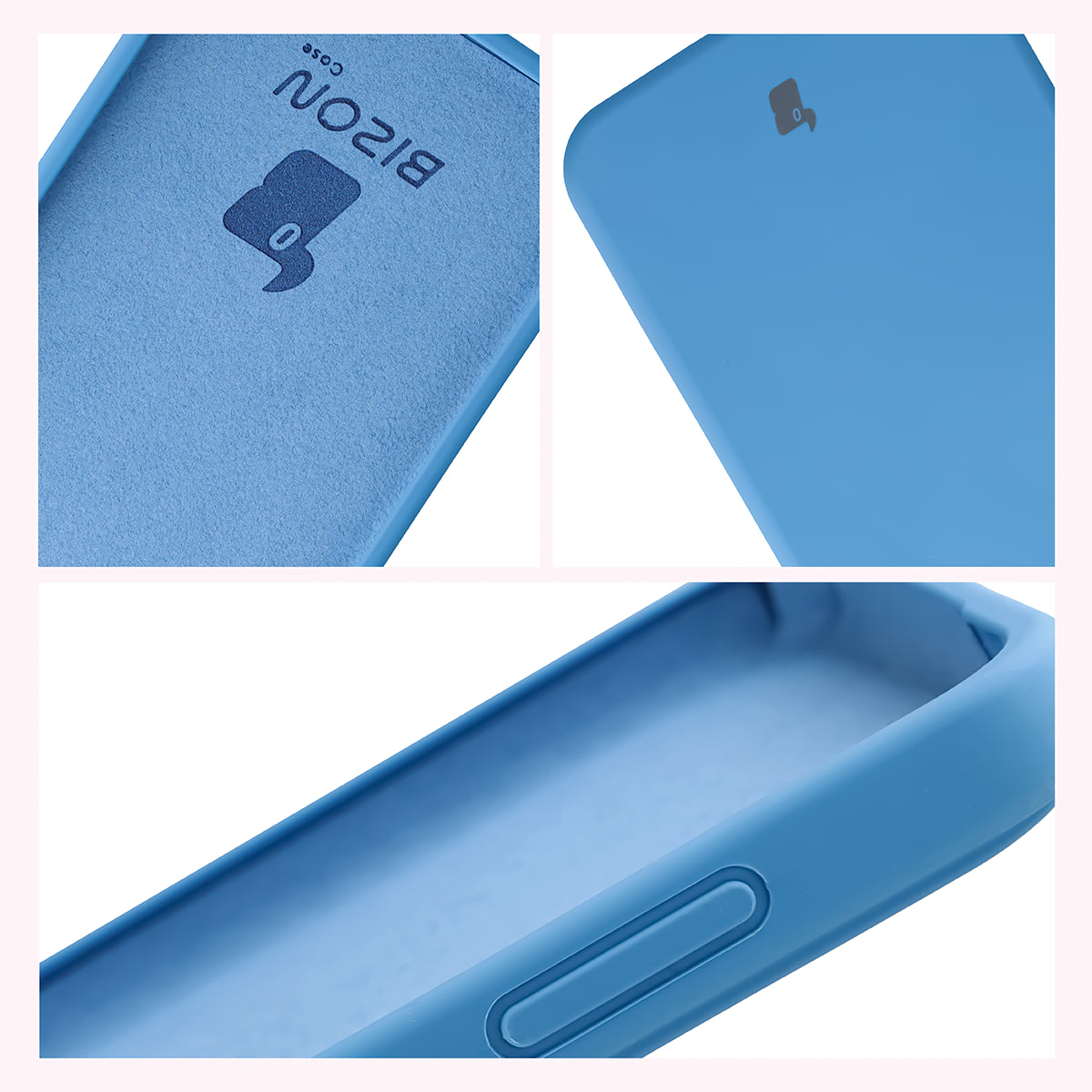 Silikon Handyhülle für Galaxy S26 FE, Bizon Soft Case, Blau (6/7)