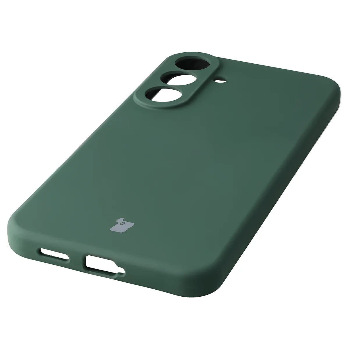 Silikon Handyhülle für Galaxy S26 FE, Bizon Soft Case, Dunkelgrün (3/7)