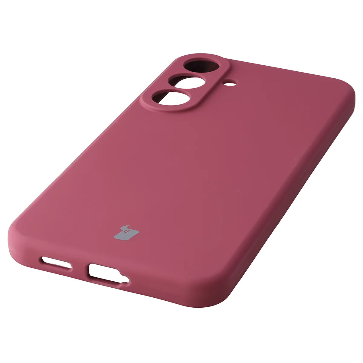Silikon Handyhülle für Galaxy S26 FE, Bizon Soft Case, Pflaumenfarbe (3/7)