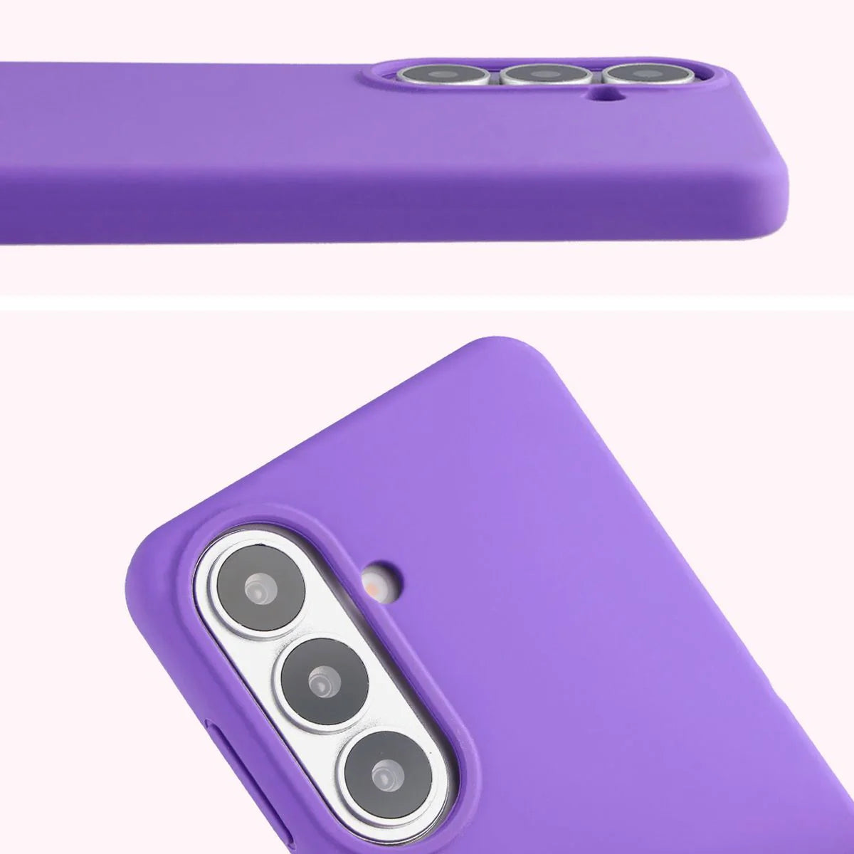 Silikon Handyhülle für Galaxy S26, Bizon Soft Case, Violett