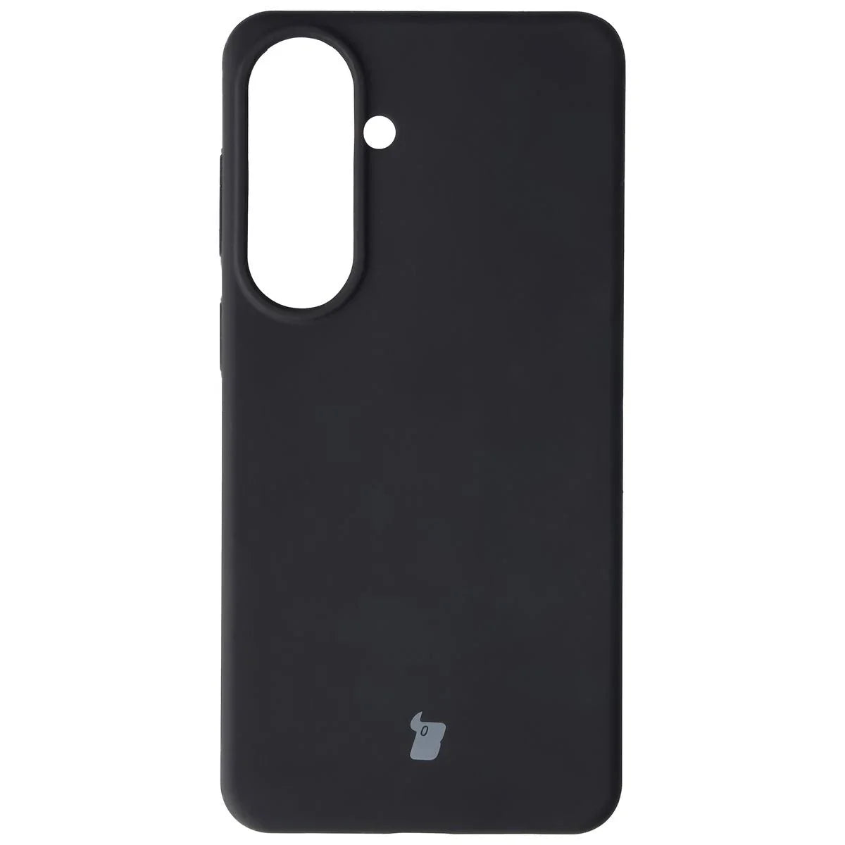 Silikon Handyhülle für Galaxy S26 Plus, Bizon Soft Case, Schwarz