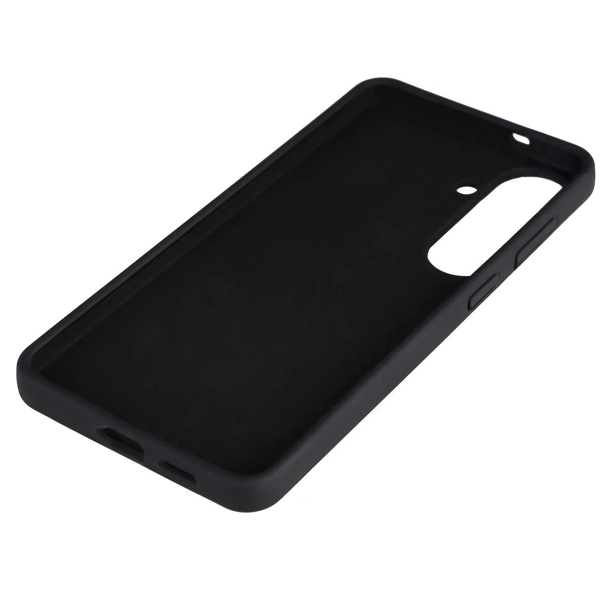 Silikon Handyhülle für Galaxy S26 Plus, Bizon Soft Case, Schwarz