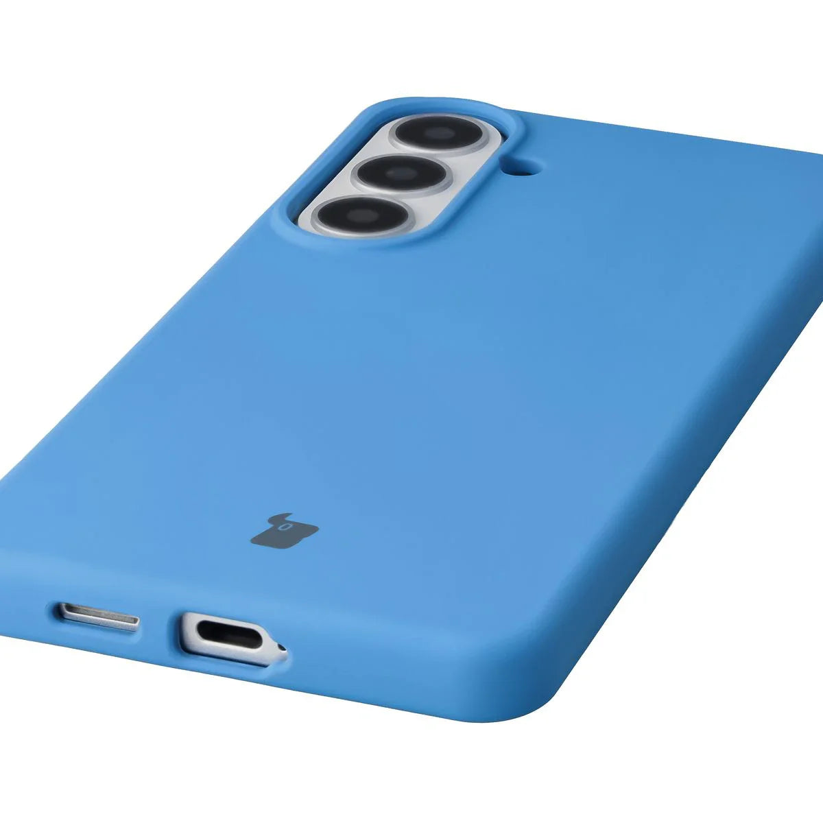 Silikon Handyhülle für Galaxy S26 Plus, Bizon Soft Case, Blau