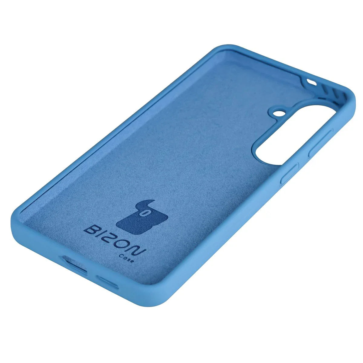 Silikon Handyhülle für Galaxy S26 Plus, Bizon Soft Case, Blau