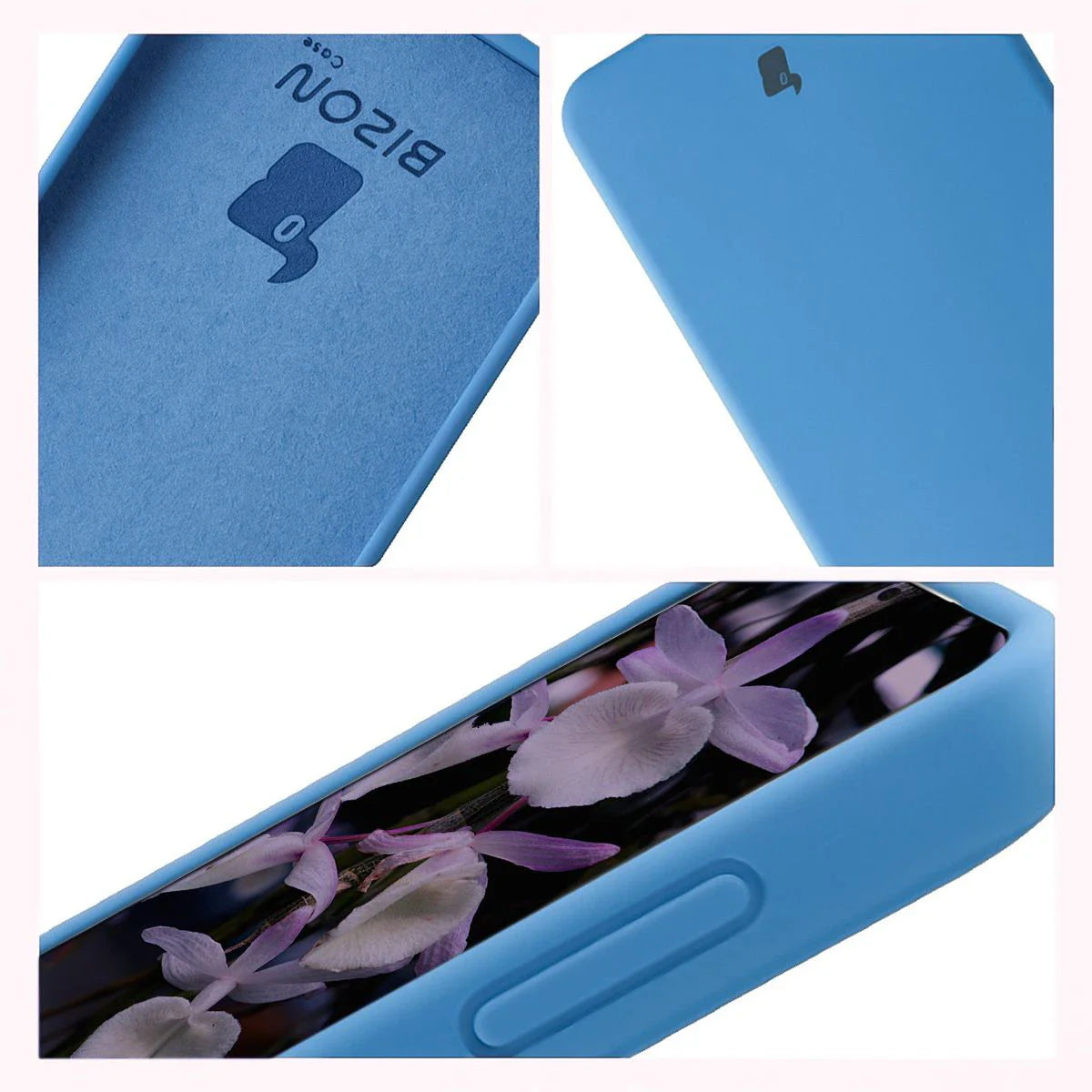 Silikon Handyhülle für Galaxy S26 Plus, Bizon Soft Case, Blau