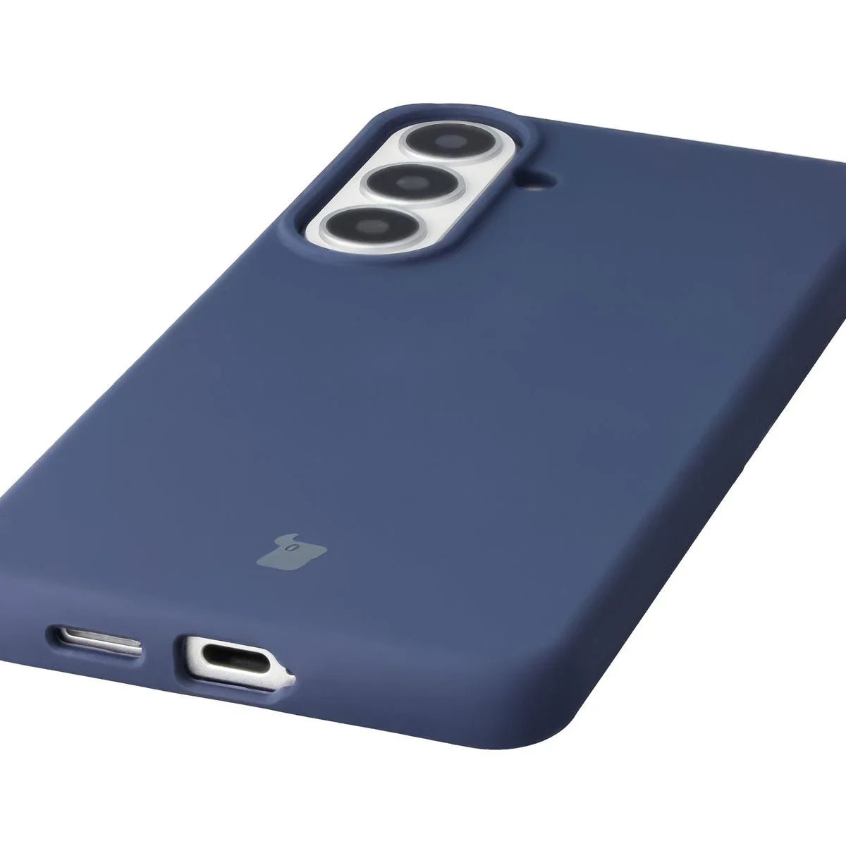 Silikon Handyhülle für Galaxy S26 Plus, Bizon Soft Case, Dunkelblau