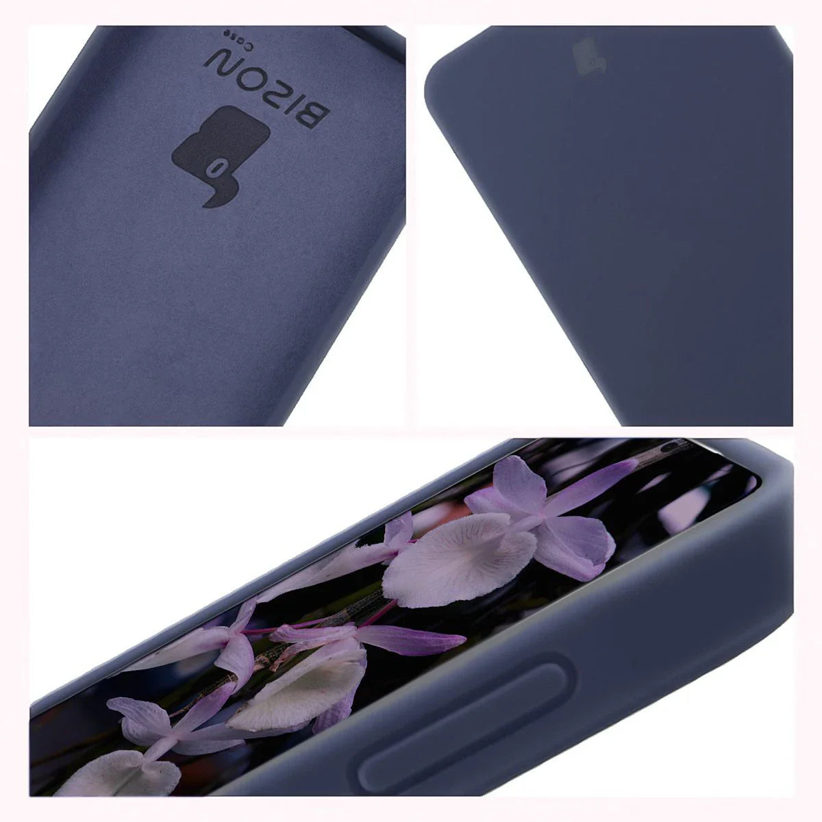 Silikon Handyhülle für Galaxy S26 Plus, Bizon Soft Case, Dunkelblau