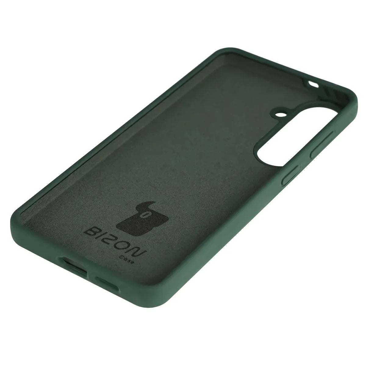 Silikon Handyhülle für Galaxy S26 Plus, Bizon Soft Case, Dunkelgrün