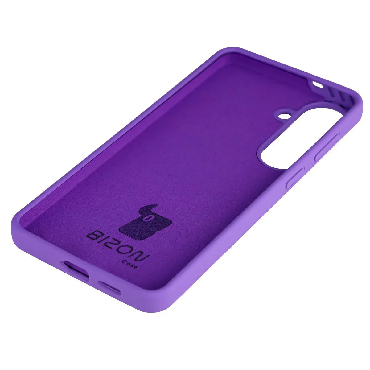 Silikon Handyhülle für Galaxy S26 Plus, Bizon Soft Case, Violett