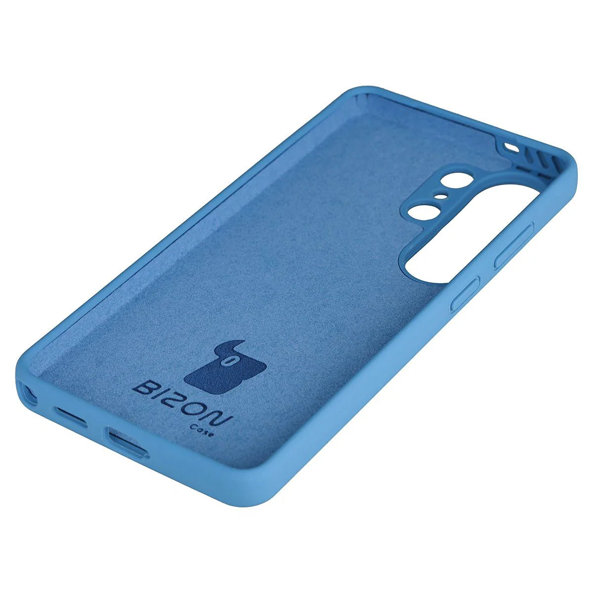 Silikon Handyhülle für Galaxy S26 Ultra, Bizon Soft Case, Blau