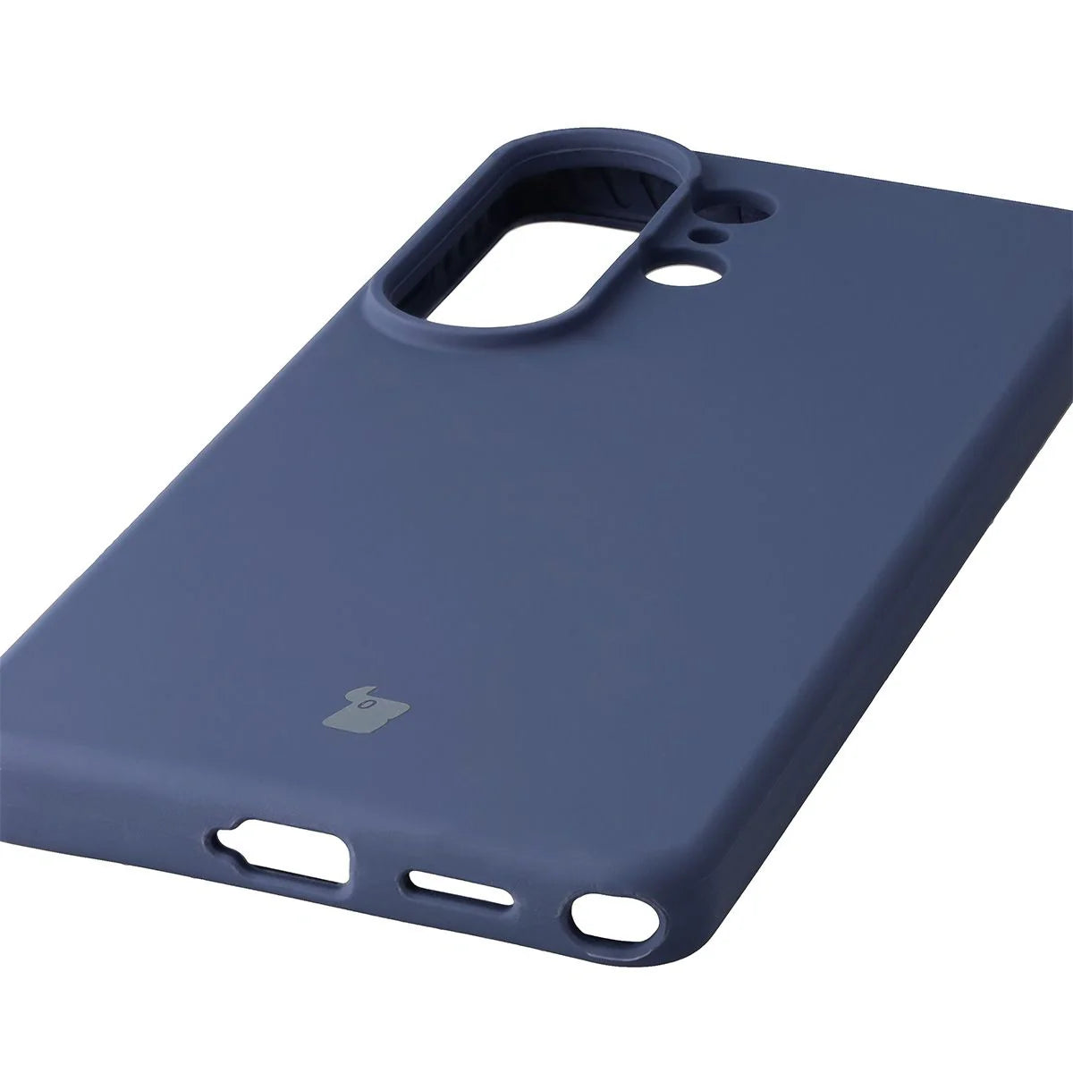 Silikon Handyhülle für Galaxy S26 Ultra, Bizon Soft Case, Dunkelblau
