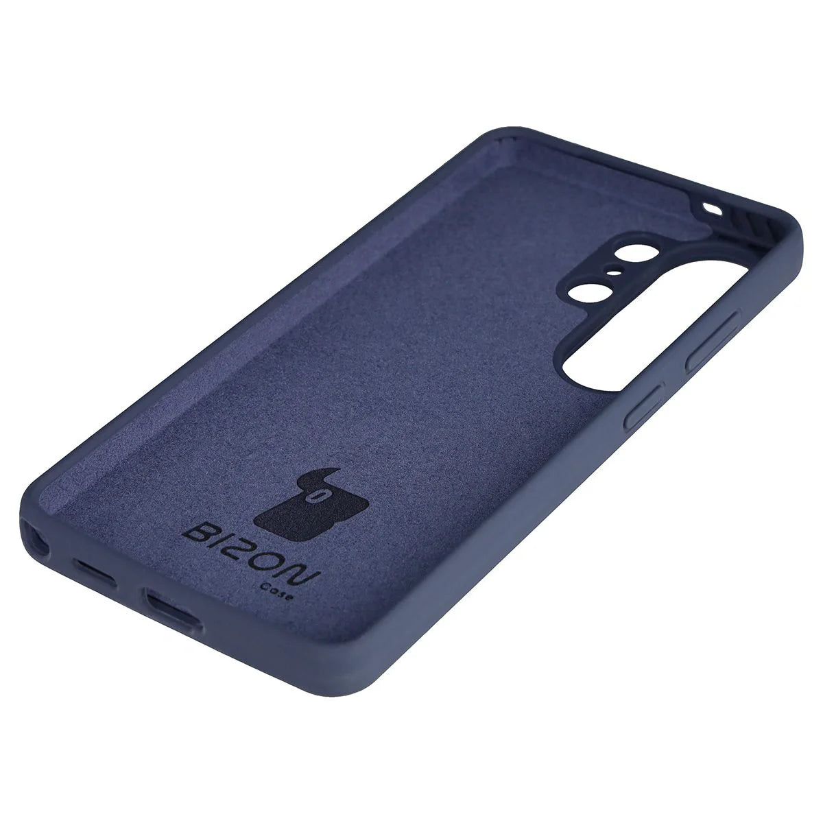 Silikon Handyhülle für Galaxy S26 Ultra, Bizon Soft Case, Dunkelblau
