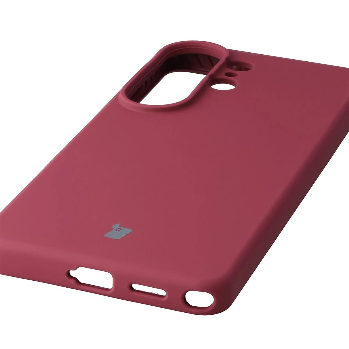 Silikon Handyhülle für Galaxy S26 Ultra, Bizon Soft Case, Pflaumenfarbe