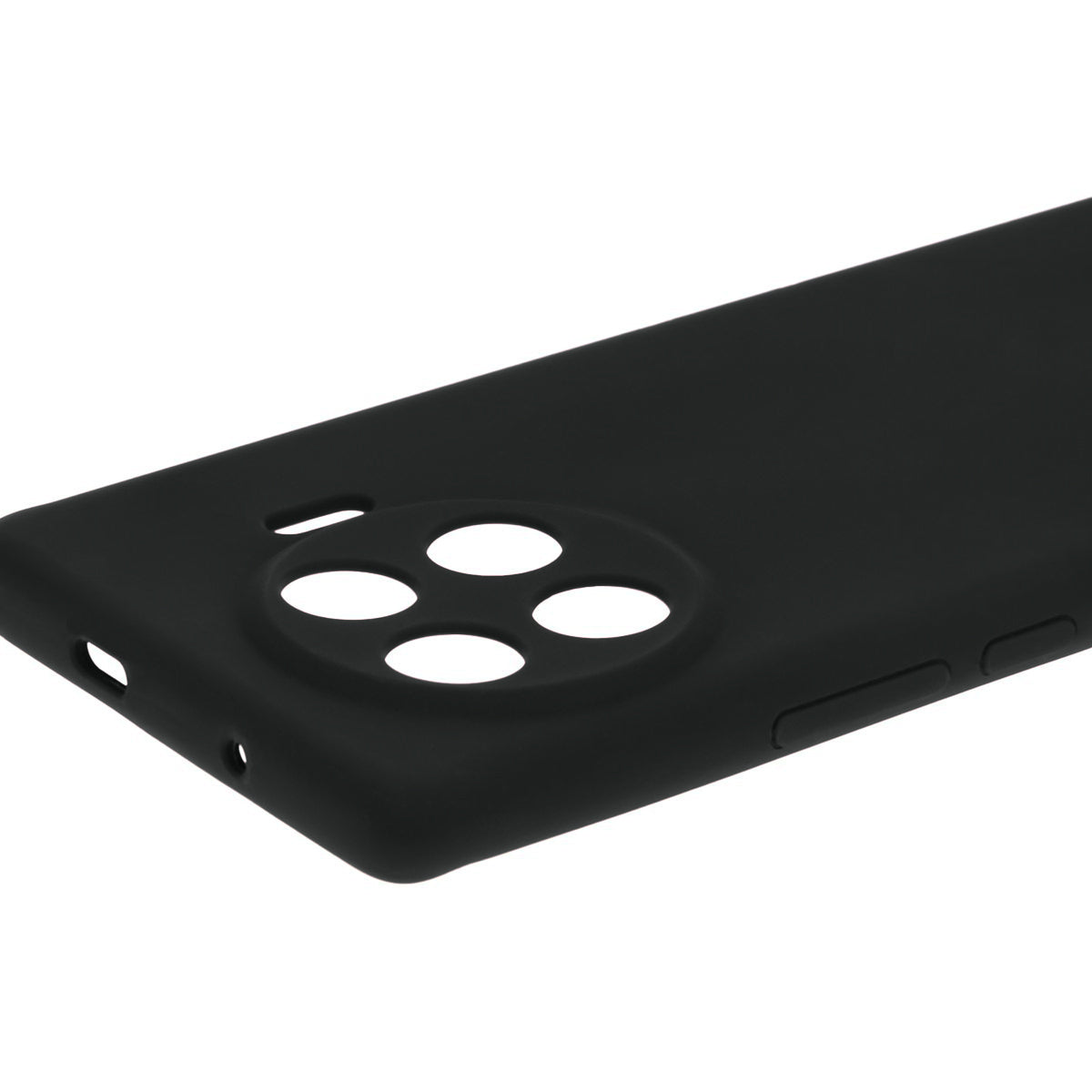 Silikon Handyhülle für Tecno Spark 20 Pro+, Bizon Soft Case, Schwarz