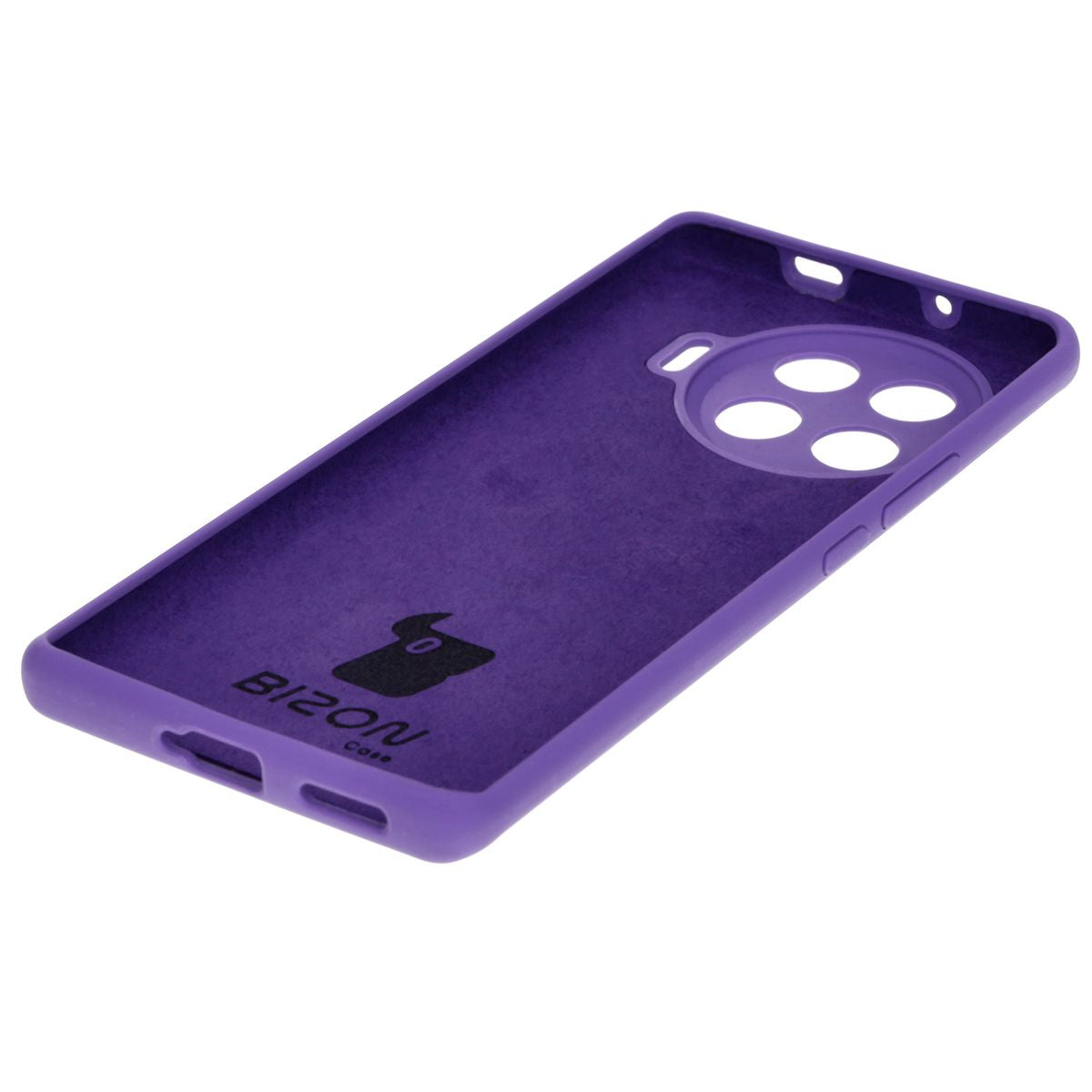 Silikon Handyhülle für Tecno Spark 20 Pro+, Bizon Soft Case, Violett
