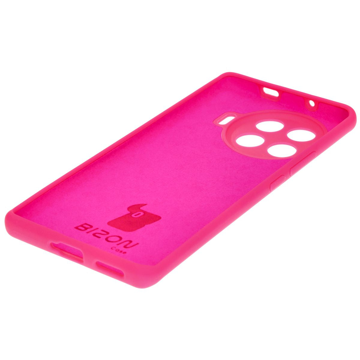 Silikon Handyhülle für Tecno Spark 20 Pro+, Bizon Soft Case, Neon-Pink