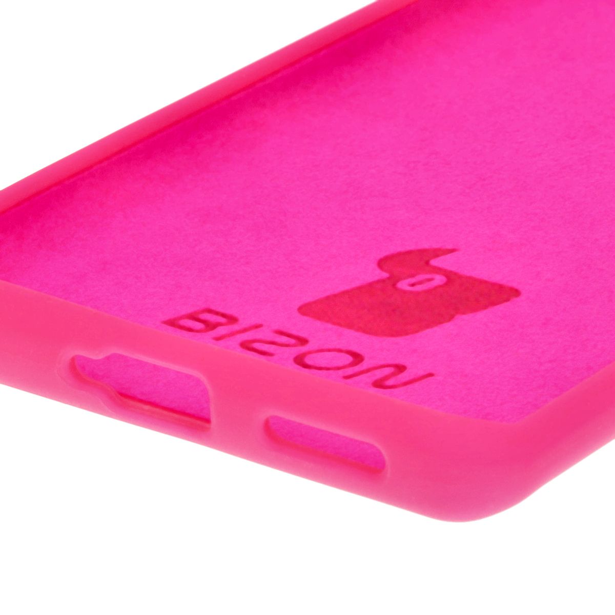 Silikon Handyhülle für Tecno Spark 20 Pro+, Bizon Soft Case, Neon-Pink