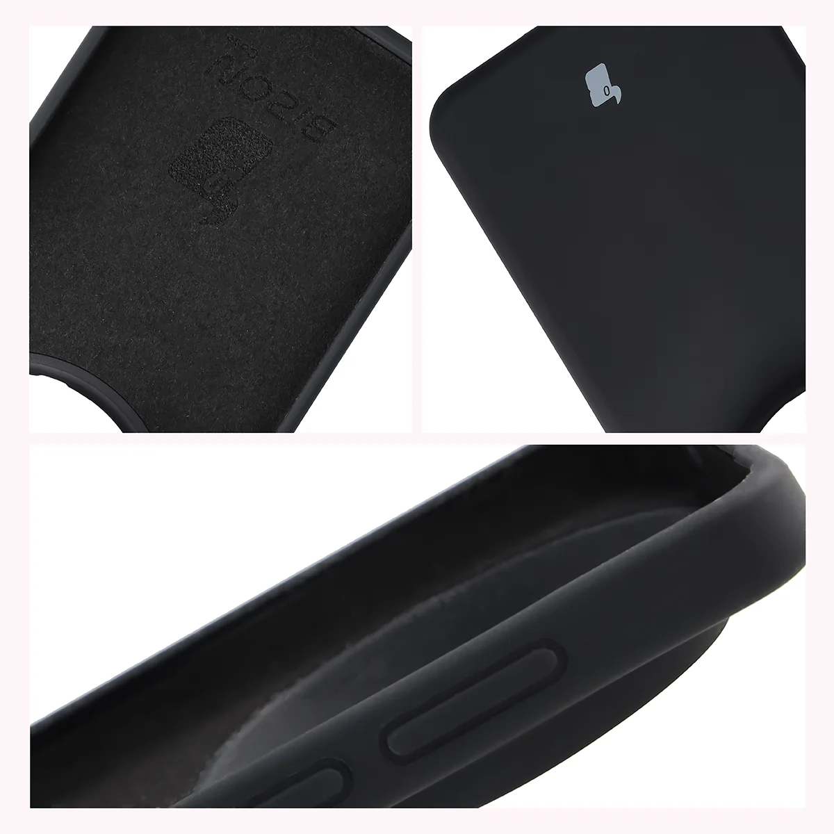 Silikon Handyhülle für Vivo X300 Ultra, Bizon Soft Case, Schwarz