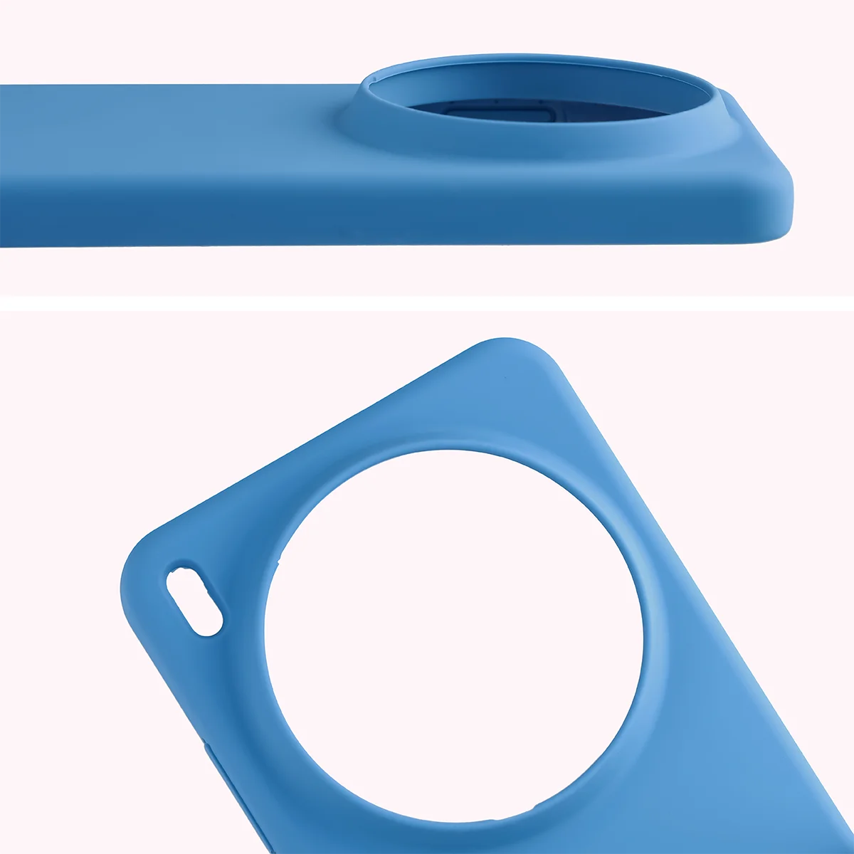 Silikon Handyhülle für Vivo X300 Ultra, Bizon Soft Case, Blau