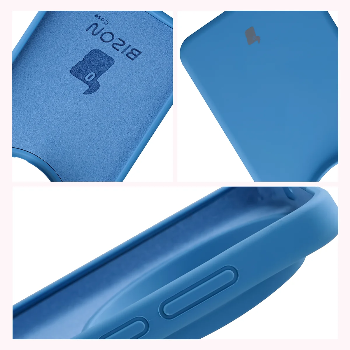 Silikon Handyhülle für Vivo X300 Ultra, Bizon Soft Case, Blau