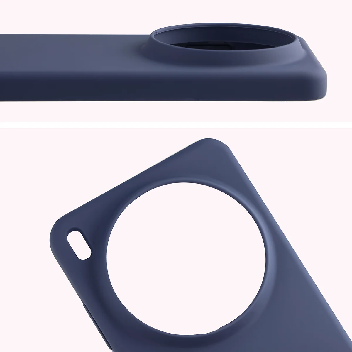 Silikon Handyhülle für Vivo X300 Ultra, Bizon Soft Case, Dunkelblau