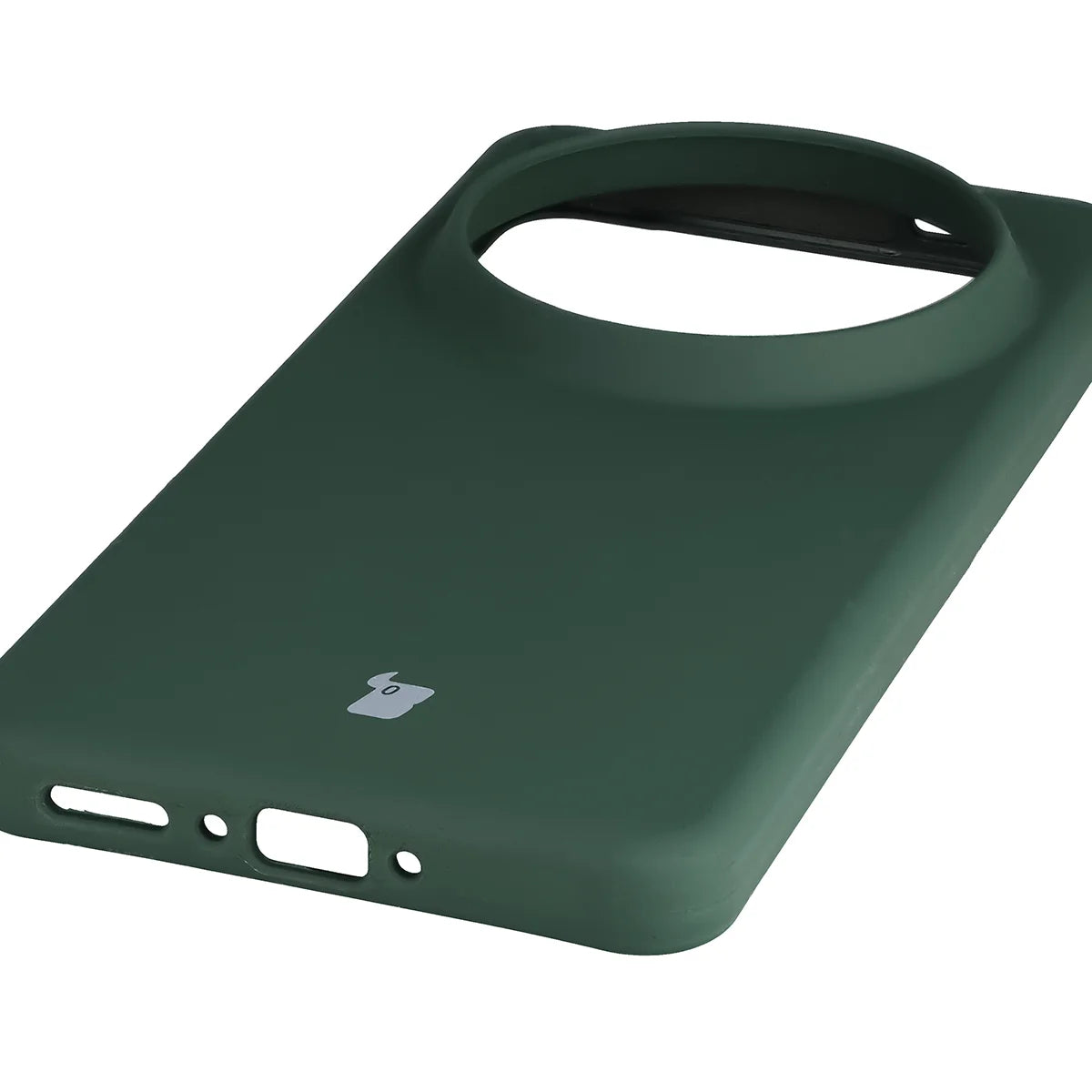 Silikon Handyhülle für Vivo X300 Ultra, Bizon Soft Case, Dunkelgrün