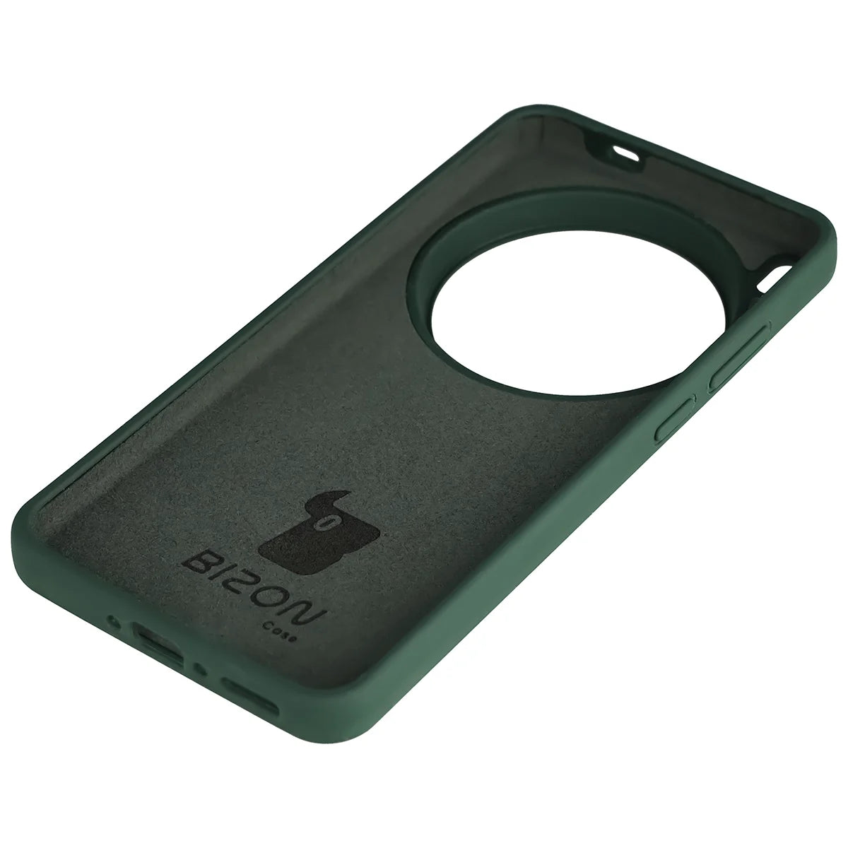 Silikon Handyhülle für Vivo X300 Ultra, Bizon Soft Case, Dunkelgrün