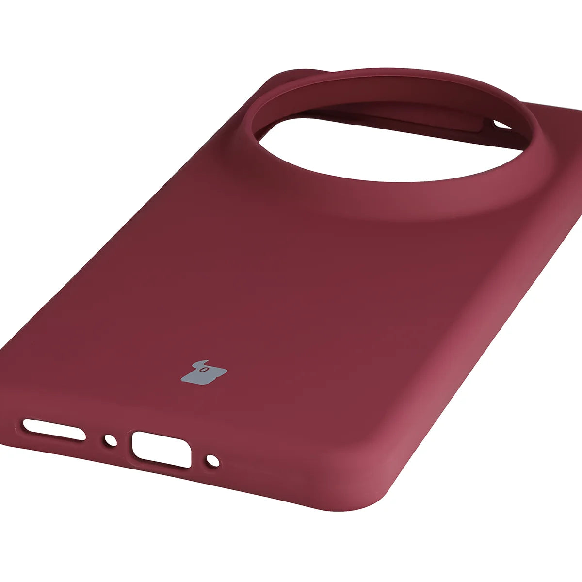 Silikon Handyhülle für Vivo X300 Ultra, Bizon Soft Case, Pflaumenfarbe