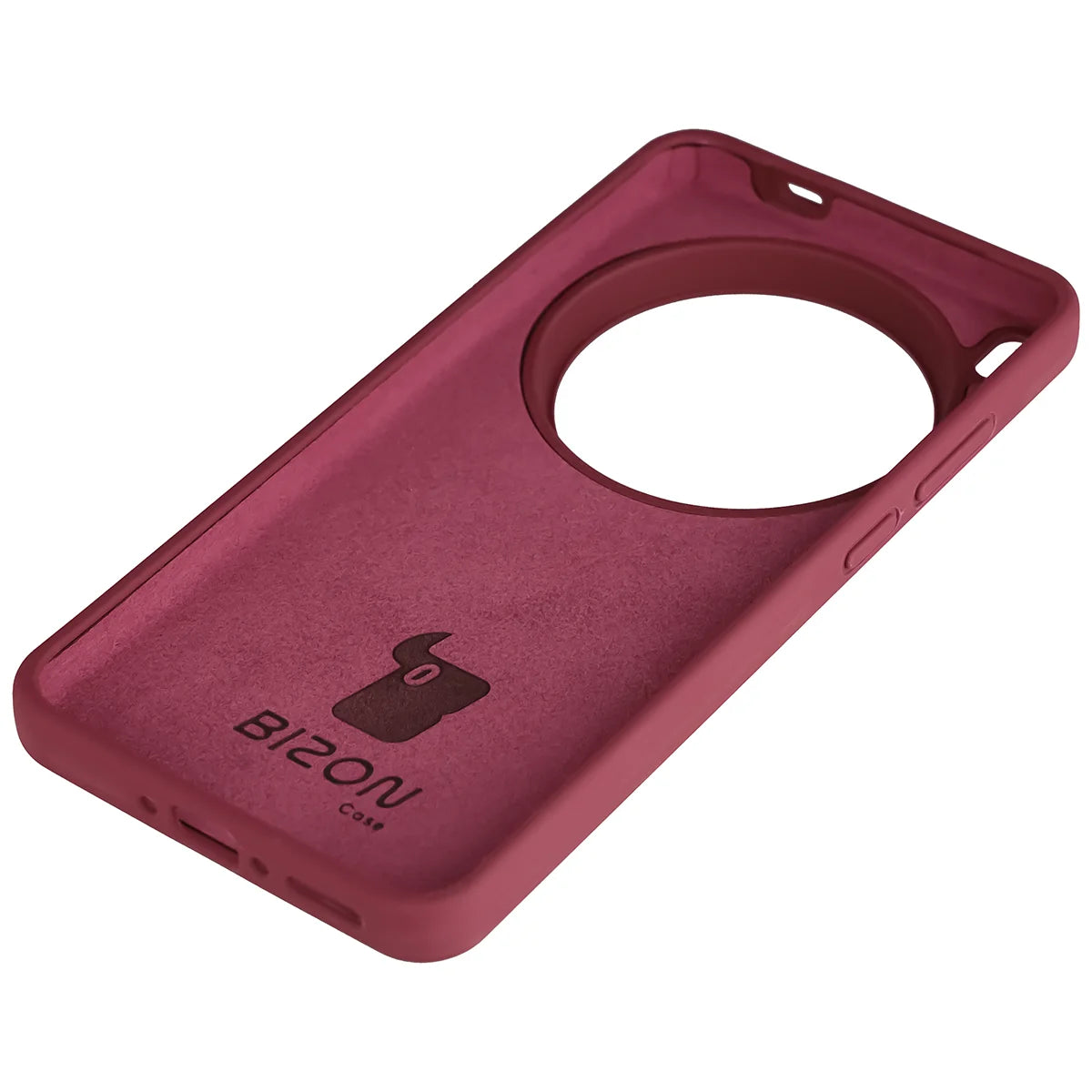 Silikon Handyhülle für Vivo X300 Ultra, Bizon Soft Case, Pflaumenfarbe
