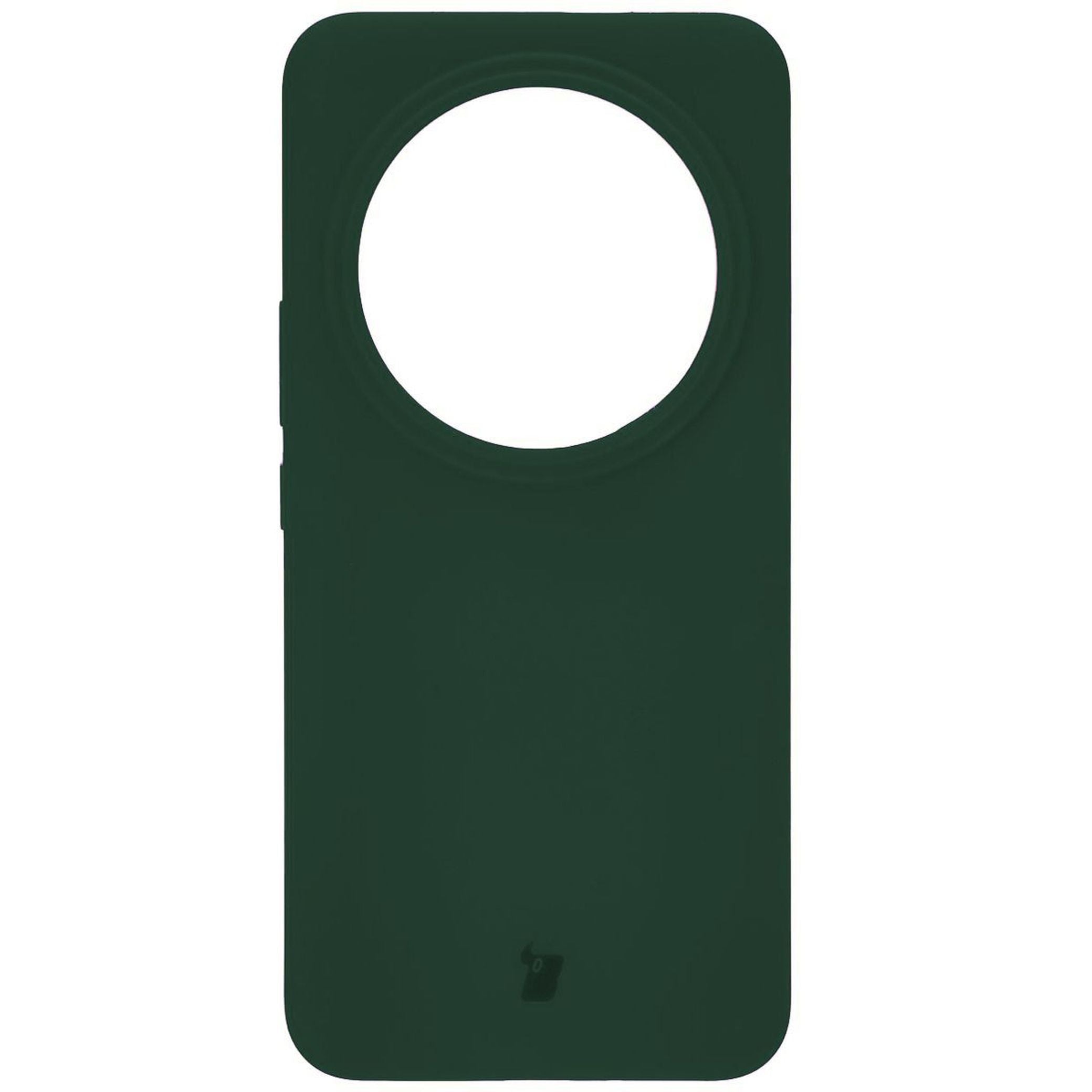 Silikon Handyhülle für Xiaomi 14 Ultra, Bizon Soft Case, Dunkelgrün
