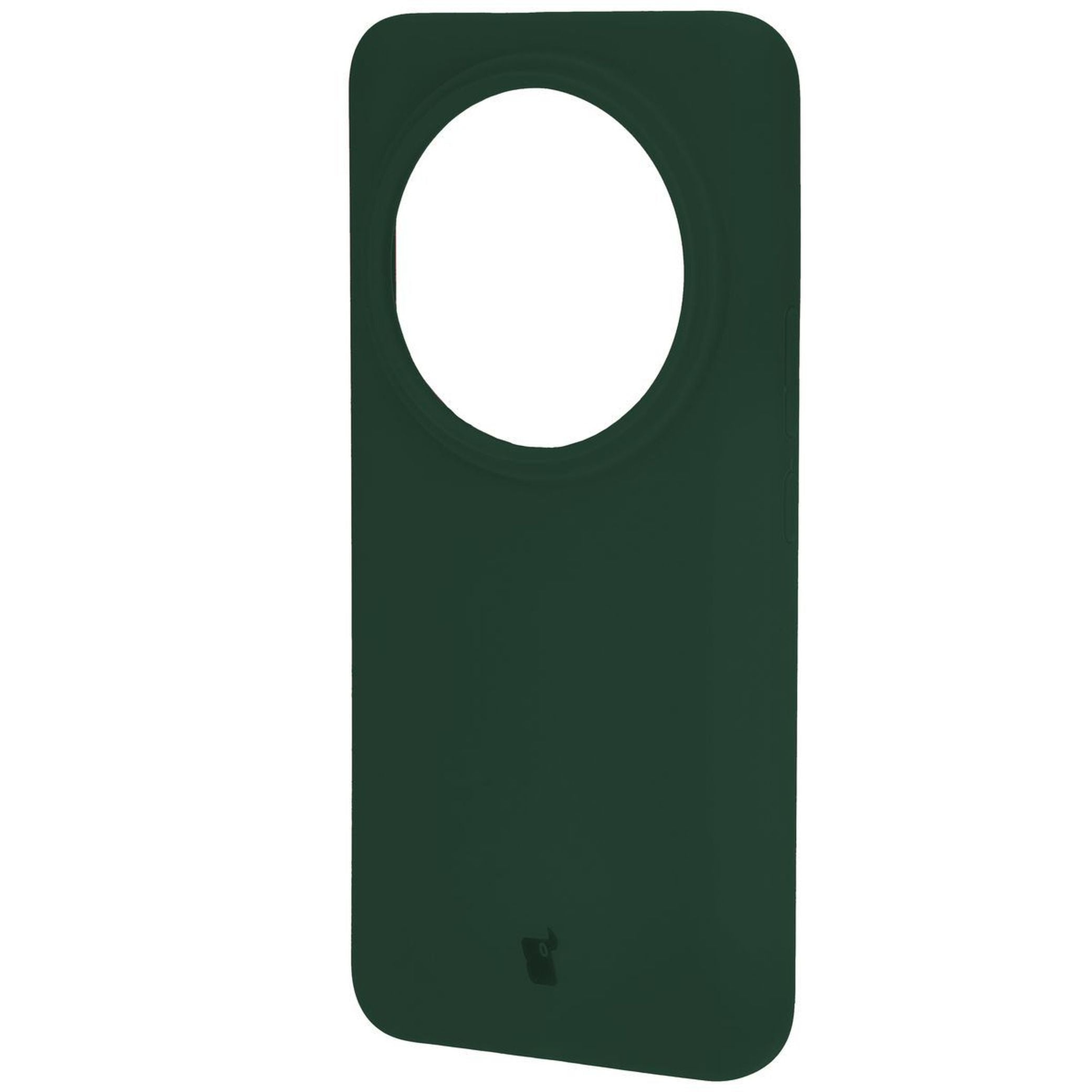 Silikon Handyhülle für Xiaomi 14 Ultra, Bizon Soft Case, Dunkelgrün