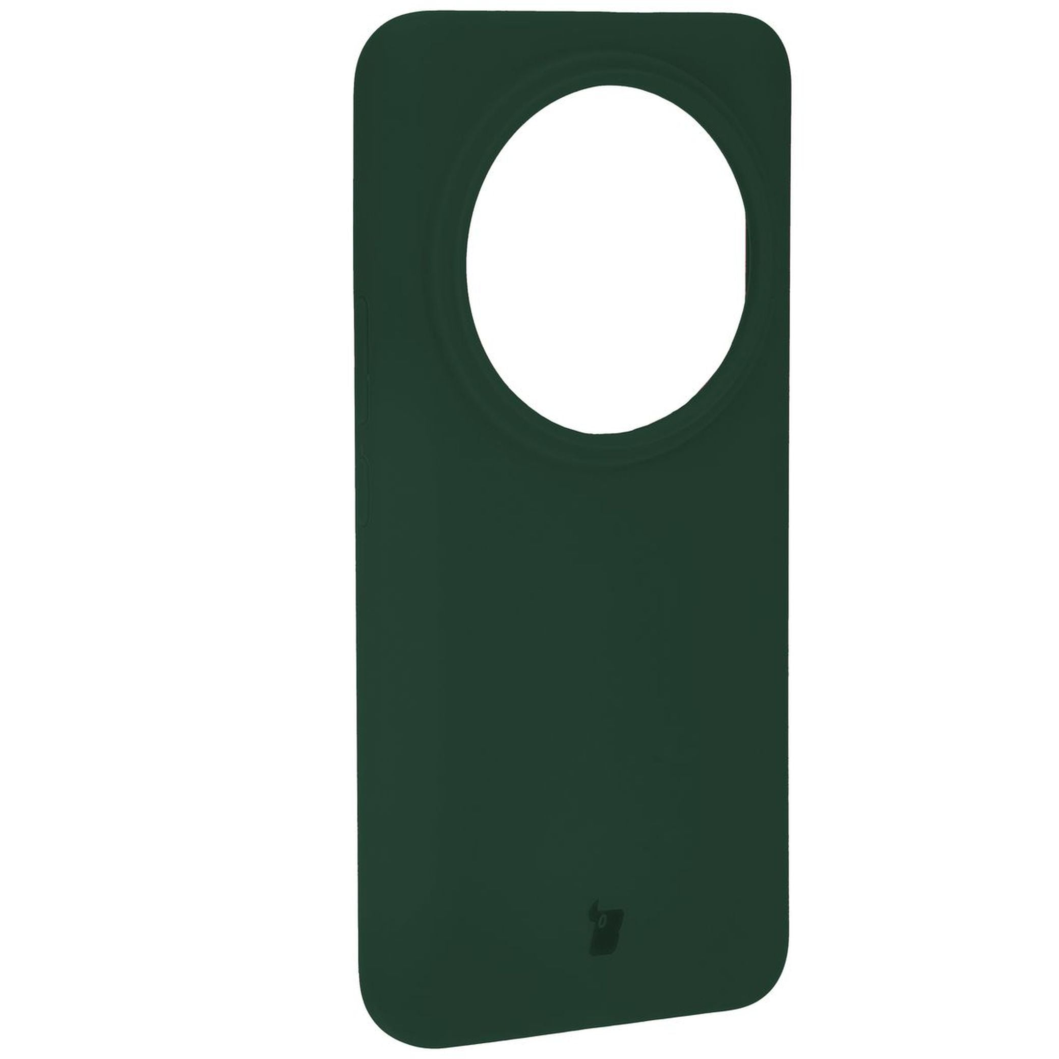 Silikon Handyhülle für Xiaomi 14 Ultra, Bizon Soft Case, Dunkelgrün