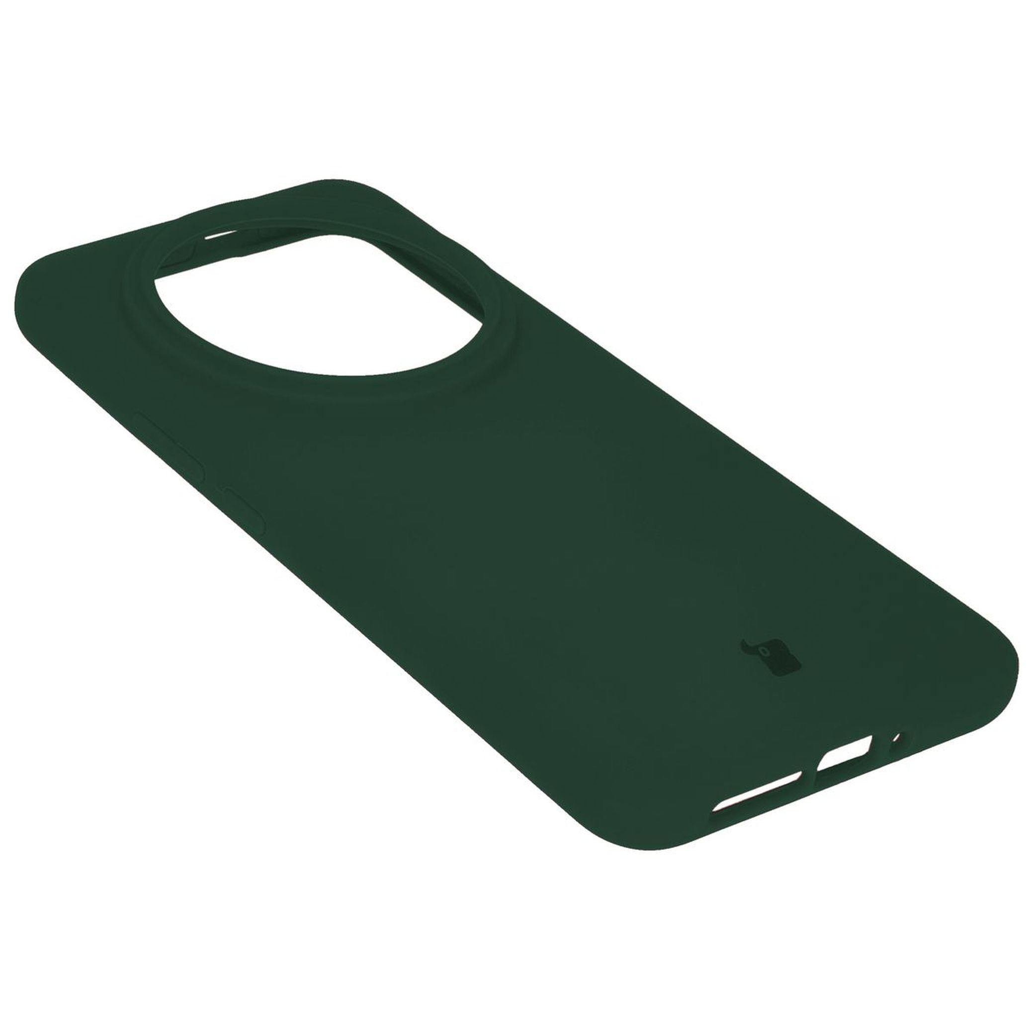 Silikon Handyhülle für Xiaomi 14 Ultra, Bizon Soft Case, Dunkelgrün