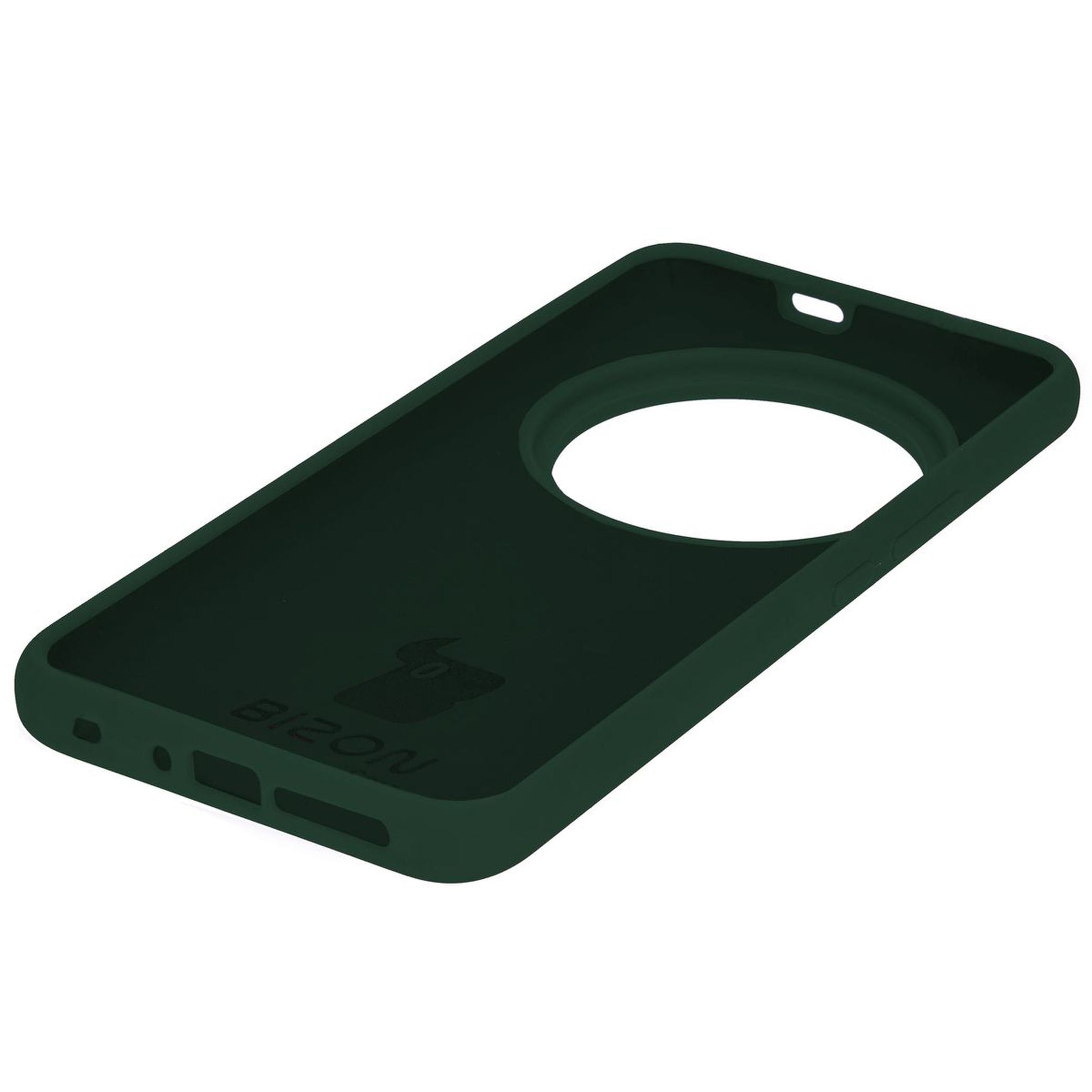 Silikon Handyhülle für Xiaomi 14 Ultra, Bizon Soft Case, Dunkelgrün