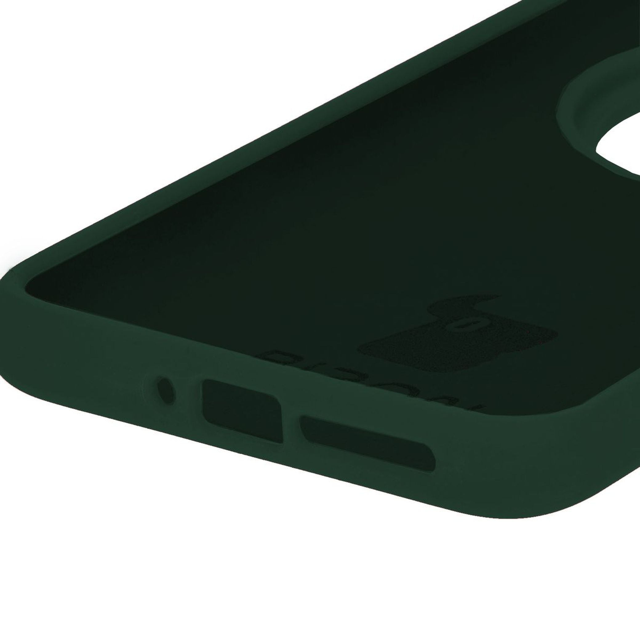 Silikon Handyhülle für Xiaomi 14 Ultra, Bizon Soft Case, Dunkelgrün