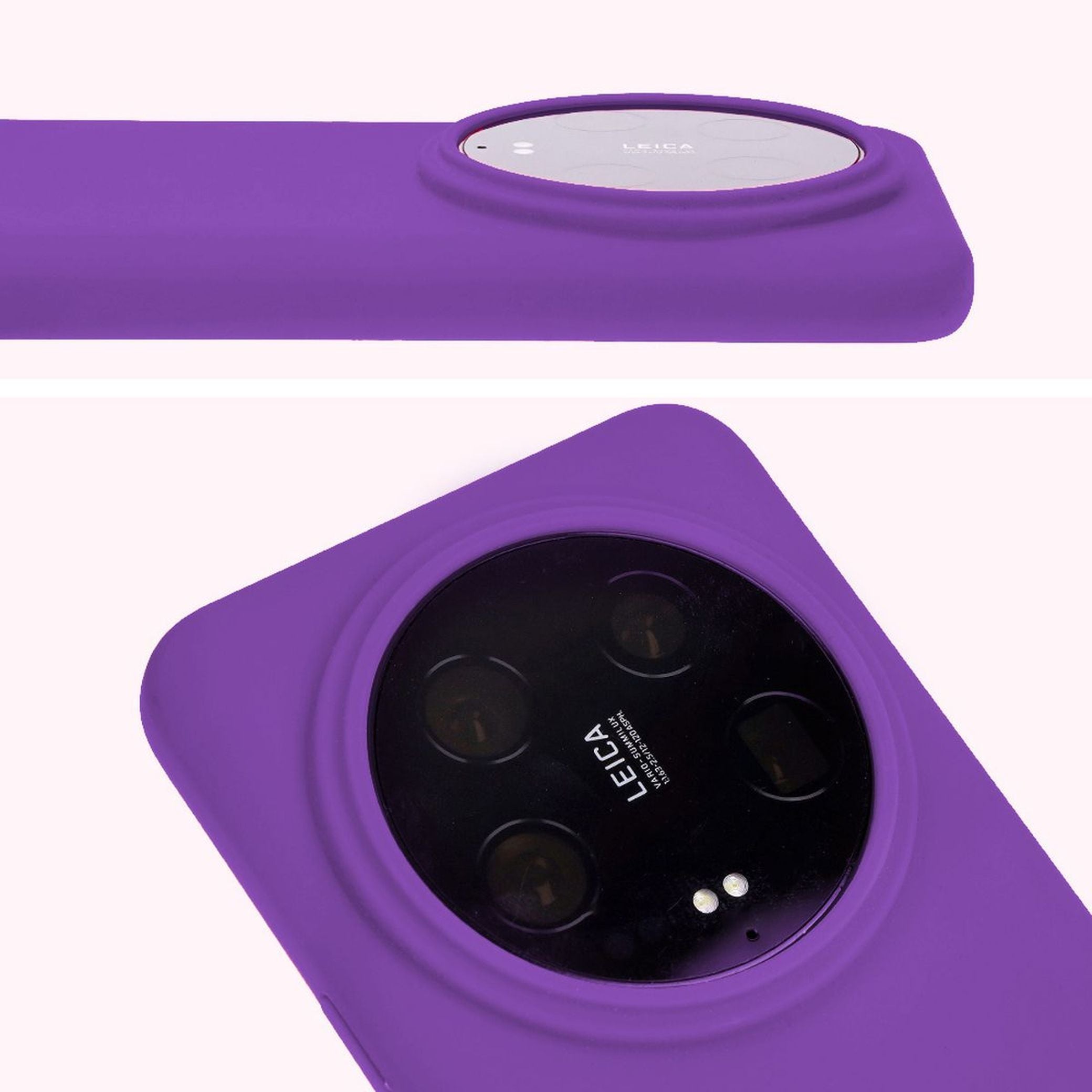 Silikon Handyhülle für Xiaomi 14 Ultra, Bizon Soft Case, Violett