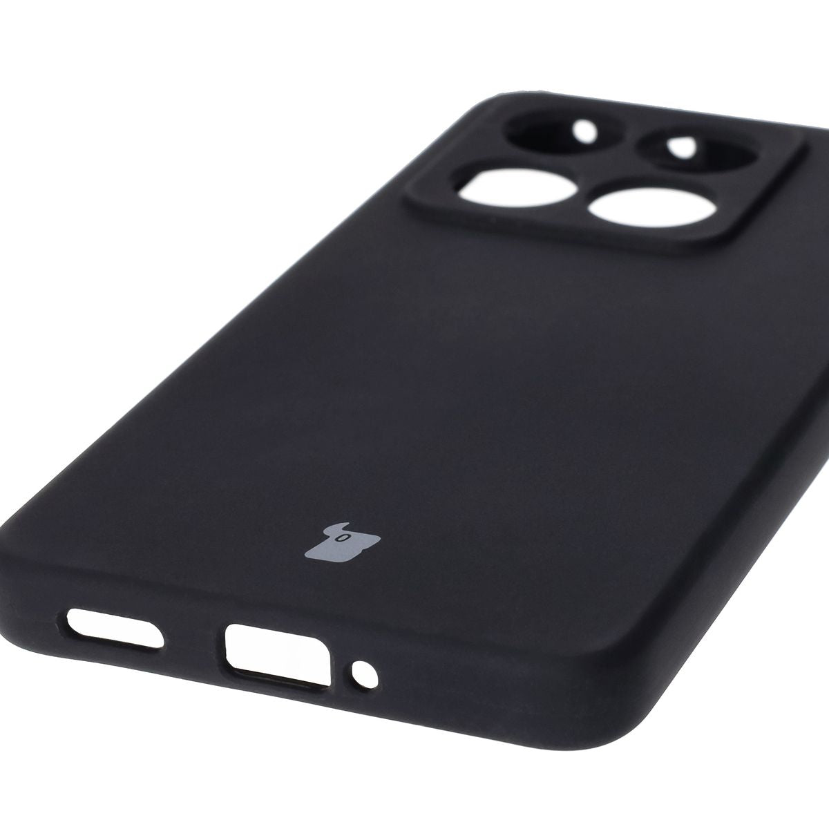 Silikon Handyhülle für Xiaomi Redmi 14C 4G / Poco C75, Bizon Soft Case, Schwarz