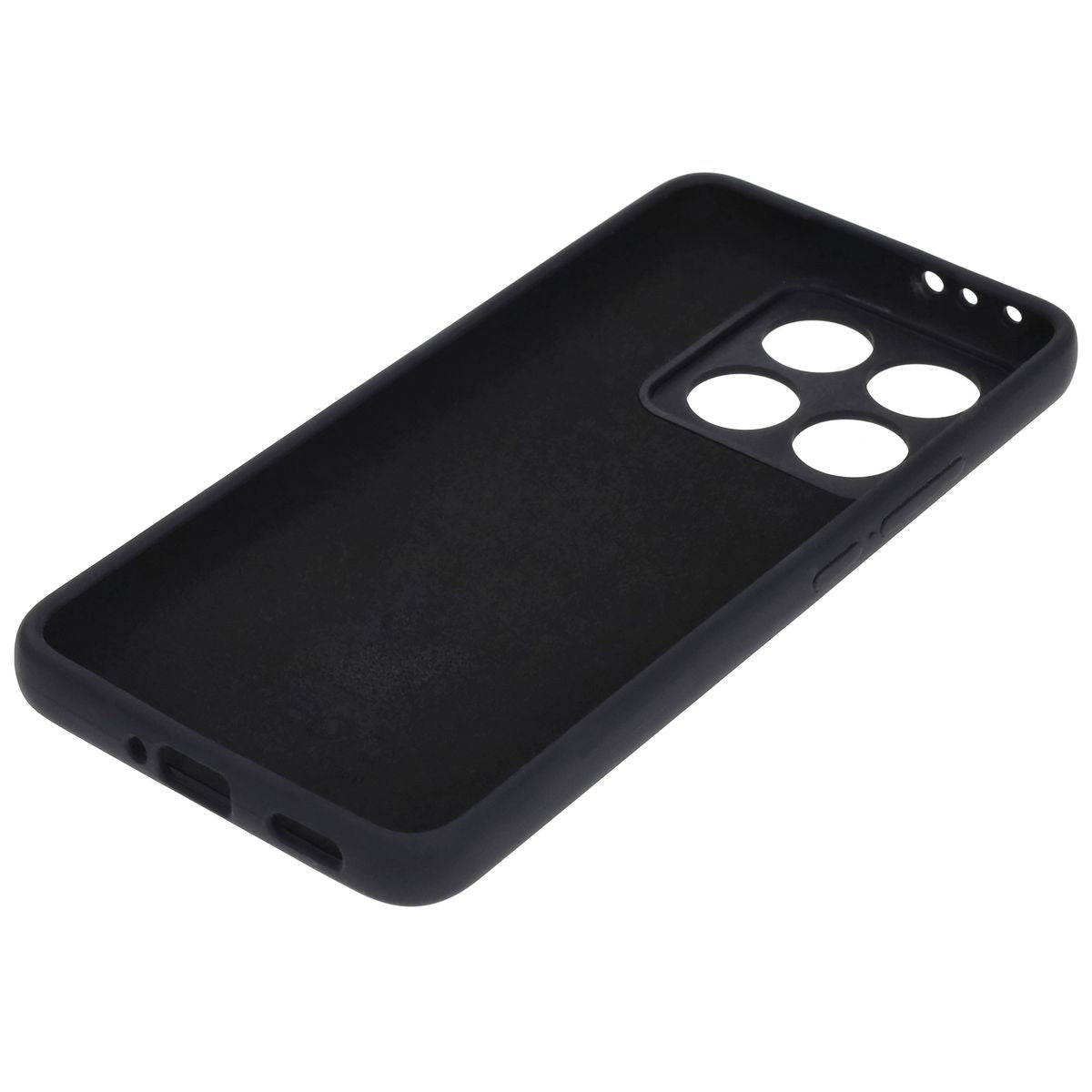 Silikon Handyhülle für Xiaomi Redmi 14C 4G / Poco C75, Bizon Soft Case, Schwarz