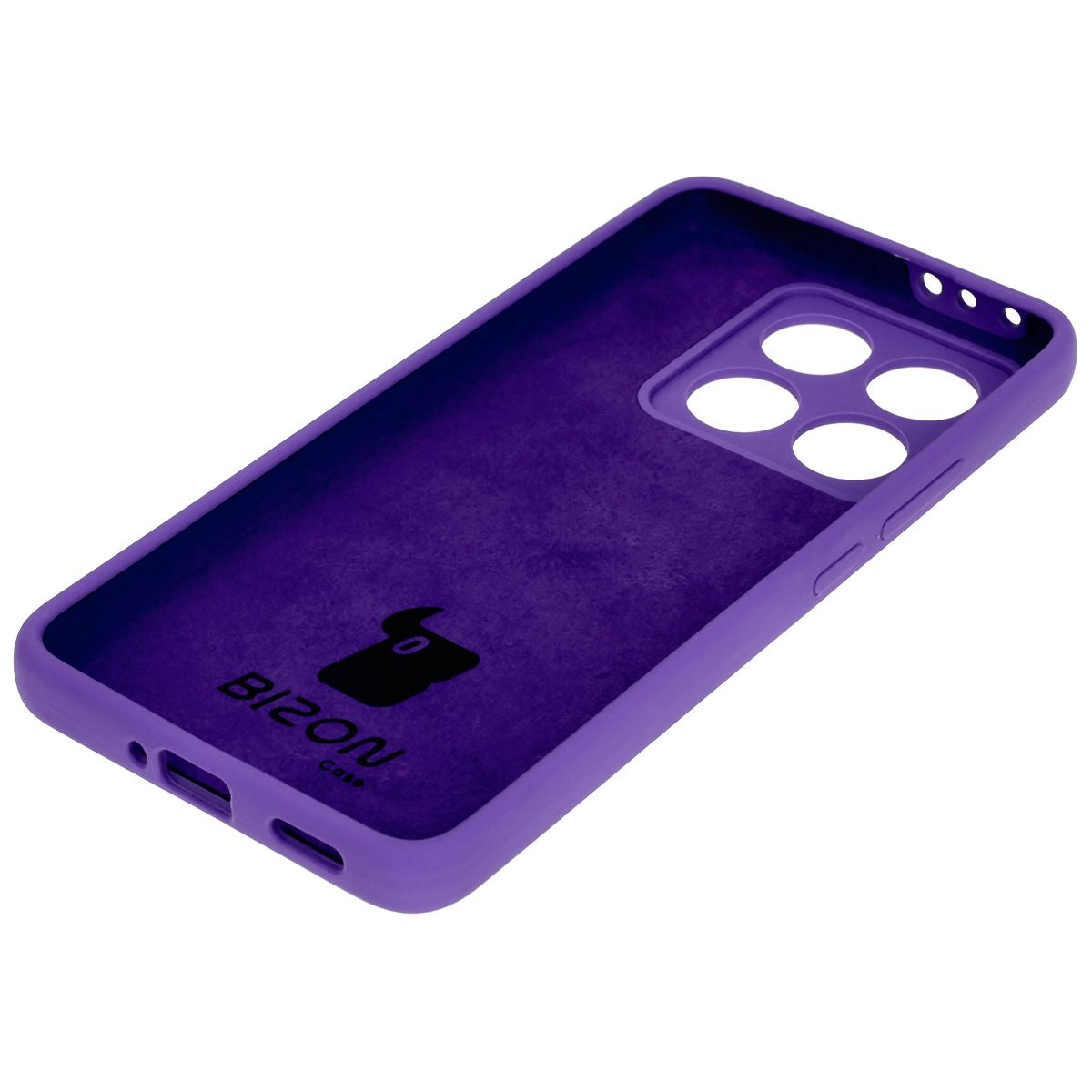 Silikon Handyhülle für Xiaomi Redmi 14C 4G / Poco C75, Bizon Soft Case, Violett