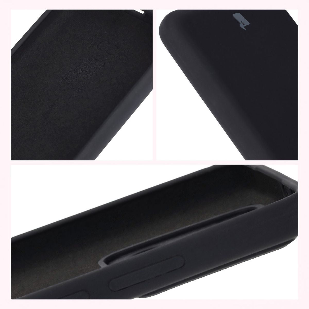 Silikon Handyhülle für Xiaomi 14T Pro, Bizon Soft Case, Schwarz