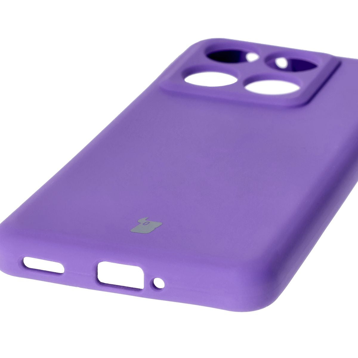 Silikon Handyhülle für Xiaomi 14T Pro, Bizon Soft Case, Violett